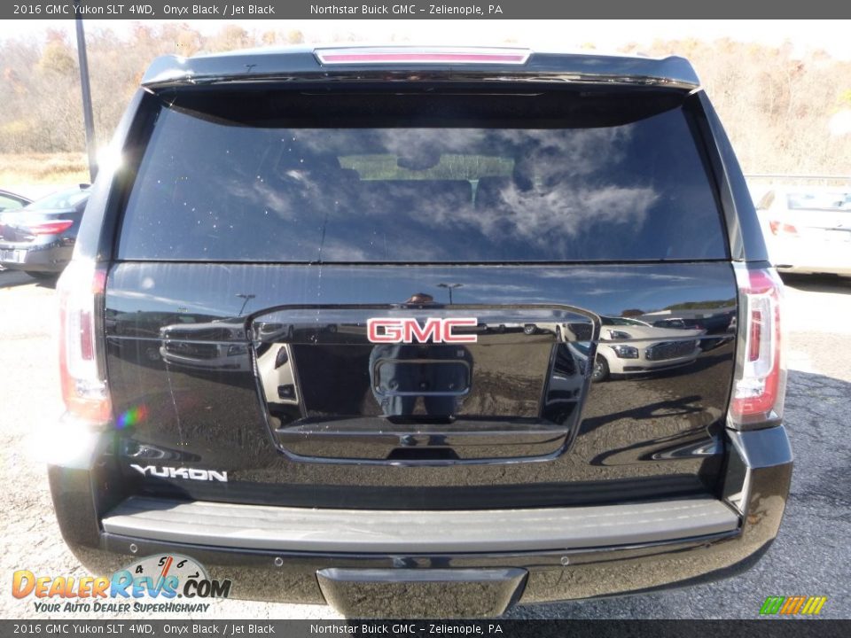 2016 GMC Yukon SLT 4WD Onyx Black / Jet Black Photo #6