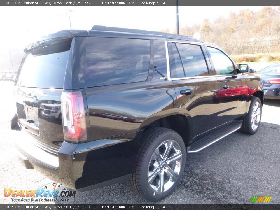 2016 GMC Yukon SLT 4WD Onyx Black / Jet Black Photo #7