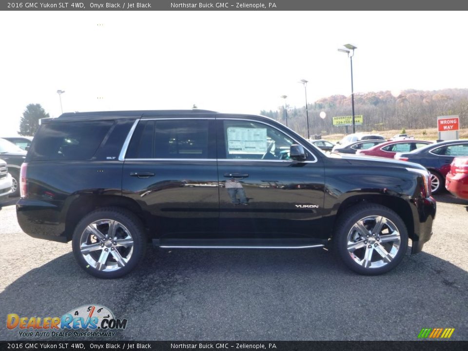 2016 GMC Yukon SLT 4WD Onyx Black / Jet Black Photo #8