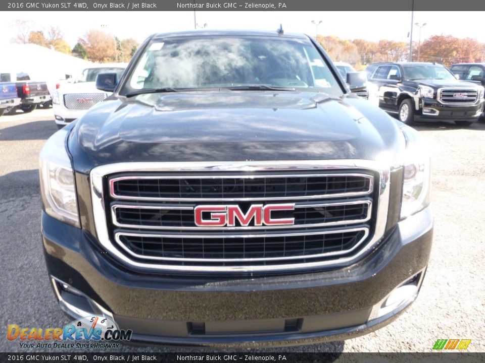 2016 GMC Yukon SLT 4WD Onyx Black / Jet Black Photo #12