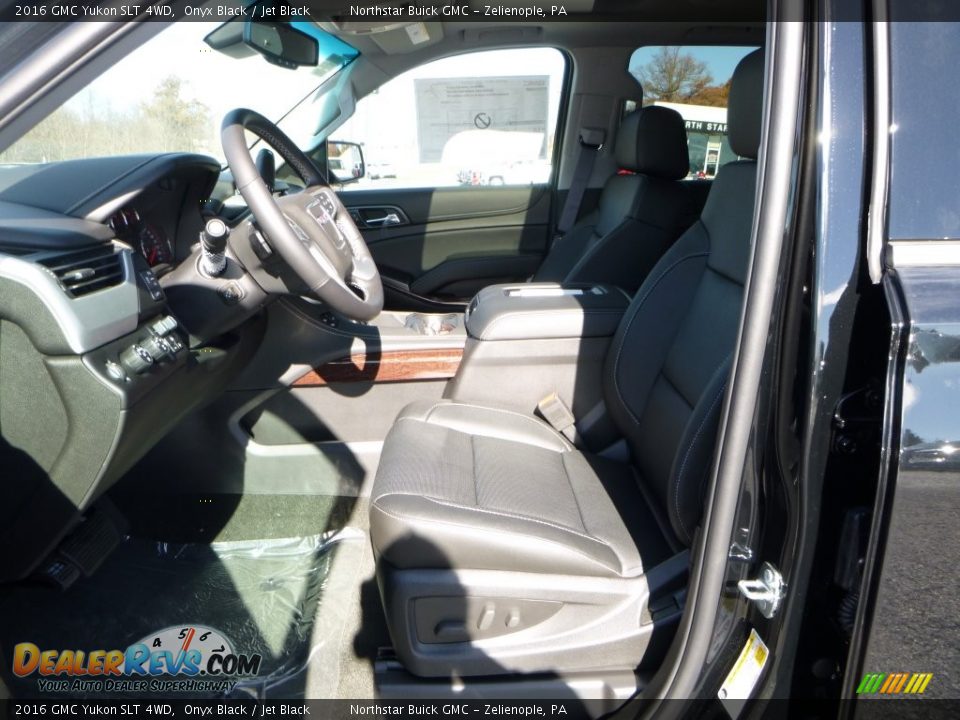 2016 GMC Yukon SLT 4WD Onyx Black / Jet Black Photo #13
