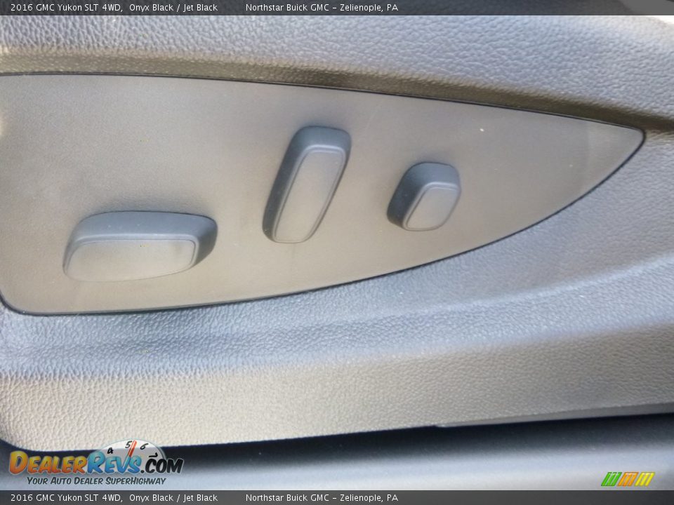 2016 GMC Yukon SLT 4WD Onyx Black / Jet Black Photo #16