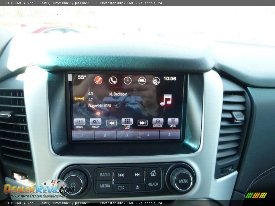 2016 GMC Yukon SLT 4WD Onyx Black / Jet Black Photo #17