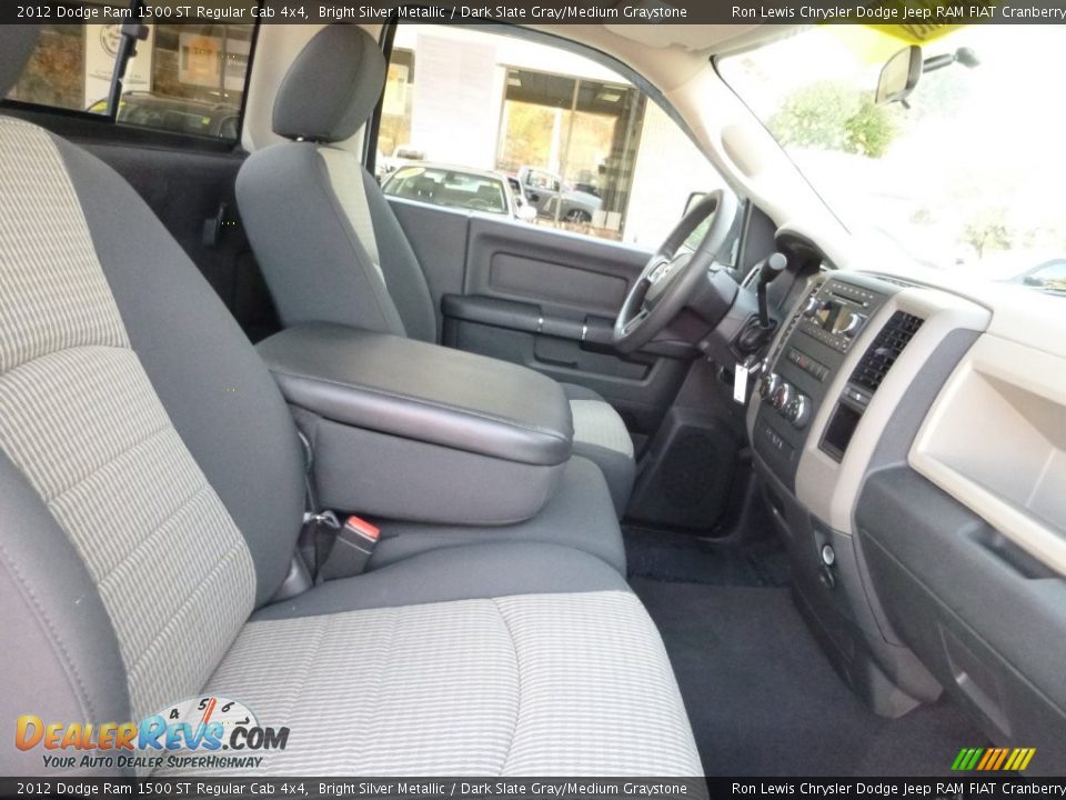 2012 Dodge Ram 1500 ST Regular Cab 4x4 Bright Silver Metallic / Dark Slate Gray/Medium Graystone Photo #4