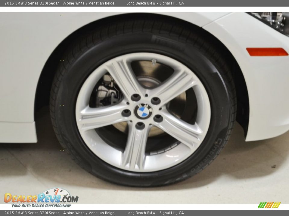 2015 BMW 3 Series 320i Sedan Alpine White / Venetian Beige Photo #3