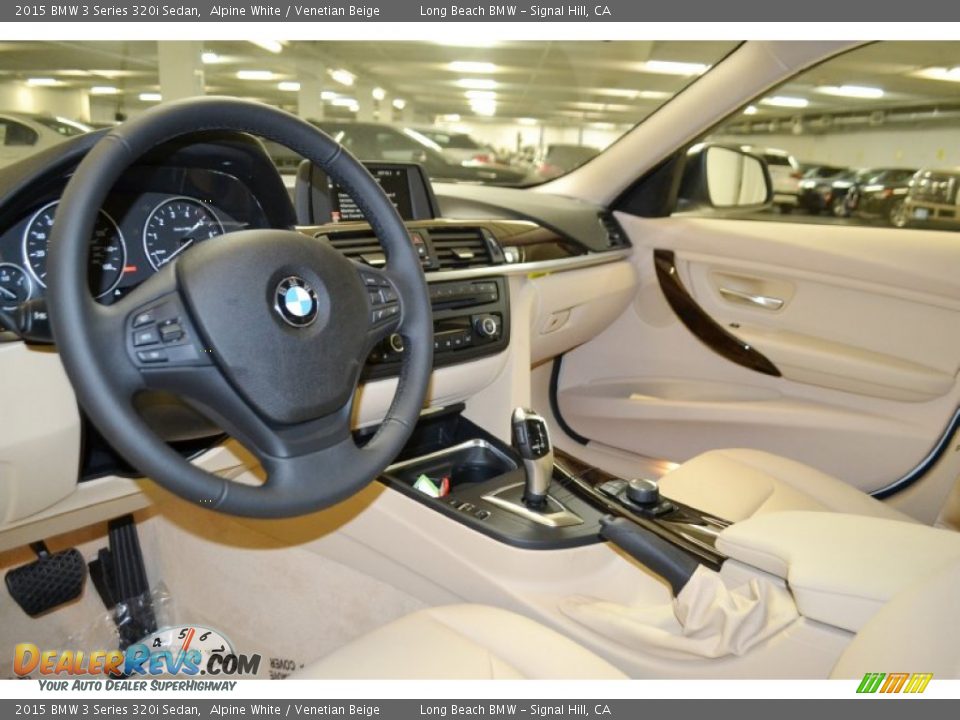 Venetian Beige Interior - 2015 BMW 3 Series 320i Sedan Photo #6
