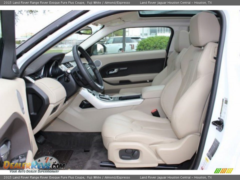 Front Seat of 2015 Land Rover Range Rover Evoque Pure Plus Coupe Photo #3