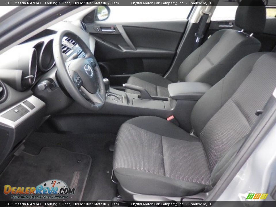 2012 Mazda MAZDA3 i Touring 4 Door Liquid Silver Metallic / Black Photo #4