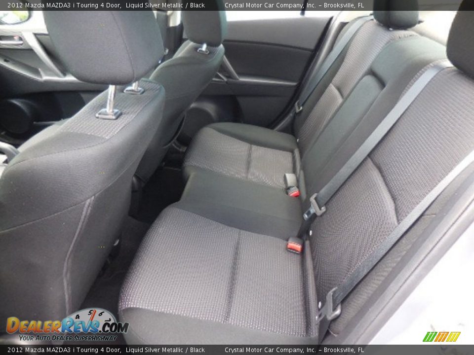 2012 Mazda MAZDA3 i Touring 4 Door Liquid Silver Metallic / Black Photo #5