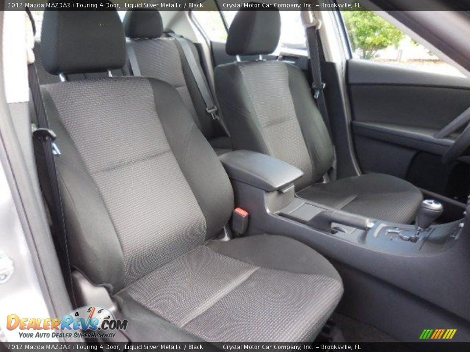 2012 Mazda MAZDA3 i Touring 4 Door Liquid Silver Metallic / Black Photo #12