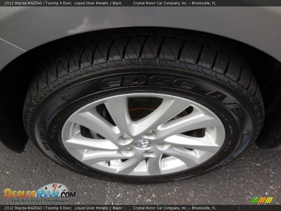 2012 Mazda MAZDA3 i Touring 4 Door Liquid Silver Metallic / Black Photo #14