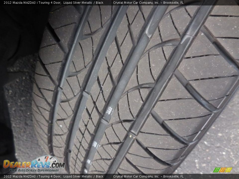 2012 Mazda MAZDA3 i Touring 4 Door Liquid Silver Metallic / Black Photo #15