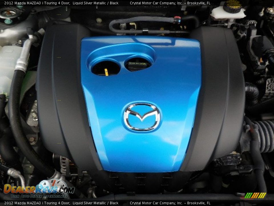 2012 Mazda MAZDA3 i Touring 4 Door Liquid Silver Metallic / Black Photo #16