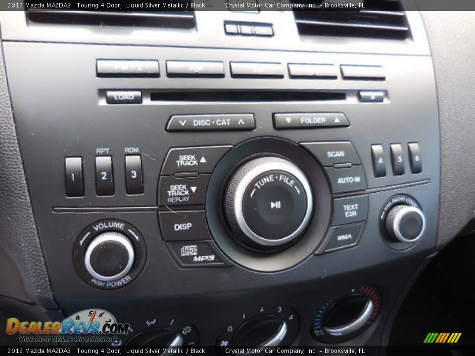 2012 Mazda MAZDA3 i Touring 4 Door Liquid Silver Metallic / Black Photo #20