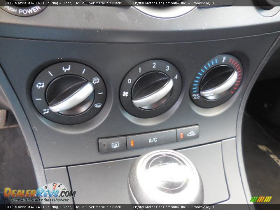 2012 Mazda MAZDA3 i Touring 4 Door Liquid Silver Metallic / Black Photo #21