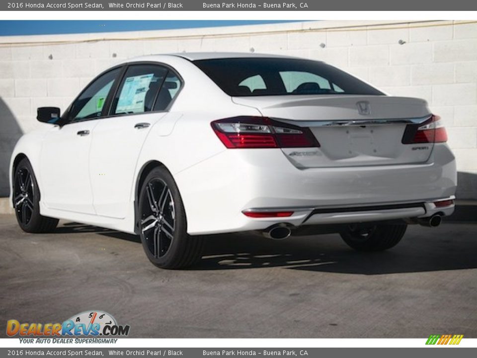 2016 Honda Accord Sport Sedan White Orchid Pearl / Black Photo #2