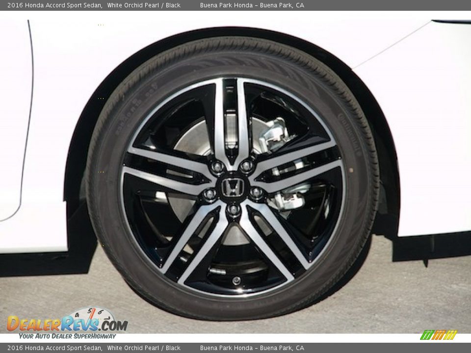 2016 Honda Accord Sport Sedan White Orchid Pearl / Black Photo #5