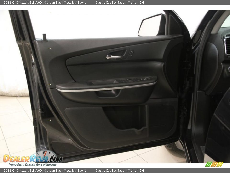 2012 GMC Acadia SLE AWD Carbon Black Metallic / Ebony Photo #4