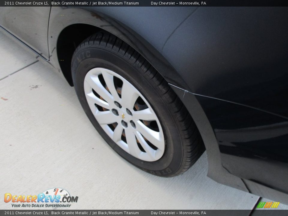 2011 Chevrolet Cruze LS Black Granite Metallic / Jet Black/Medium Titanium Photo #8