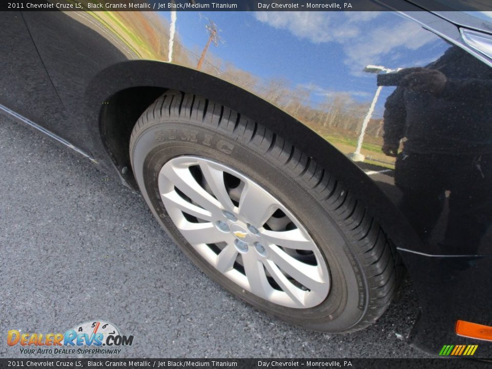 2011 Chevrolet Cruze LS Black Granite Metallic / Jet Black/Medium Titanium Photo #12