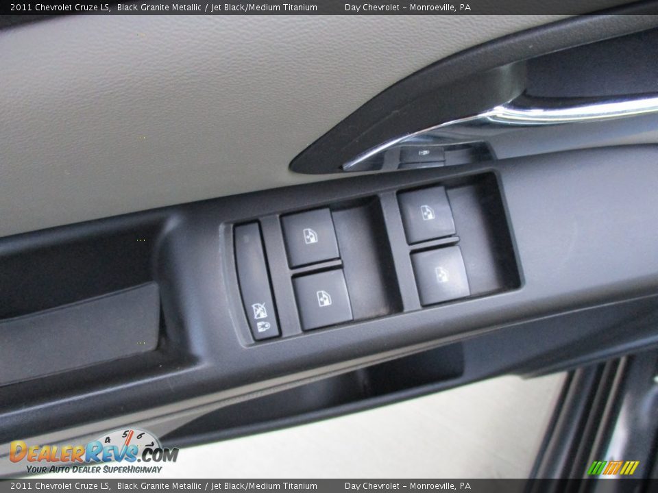 2011 Chevrolet Cruze LS Black Granite Metallic / Jet Black/Medium Titanium Photo #18
