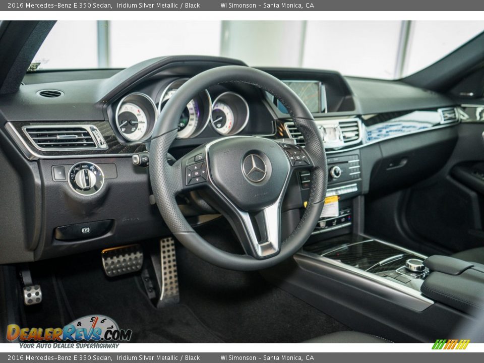 2016 Mercedes-Benz E 350 Sedan Iridium Silver Metallic / Black Photo #6