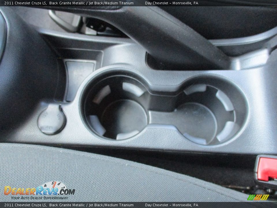 2011 Chevrolet Cruze LS Black Granite Metallic / Jet Black/Medium Titanium Photo #31