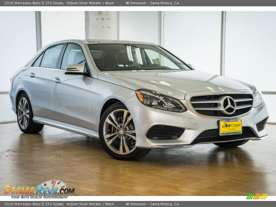 2016 Mercedes-Benz E 350 Sedan Iridium Silver Metallic / Black Photo #12