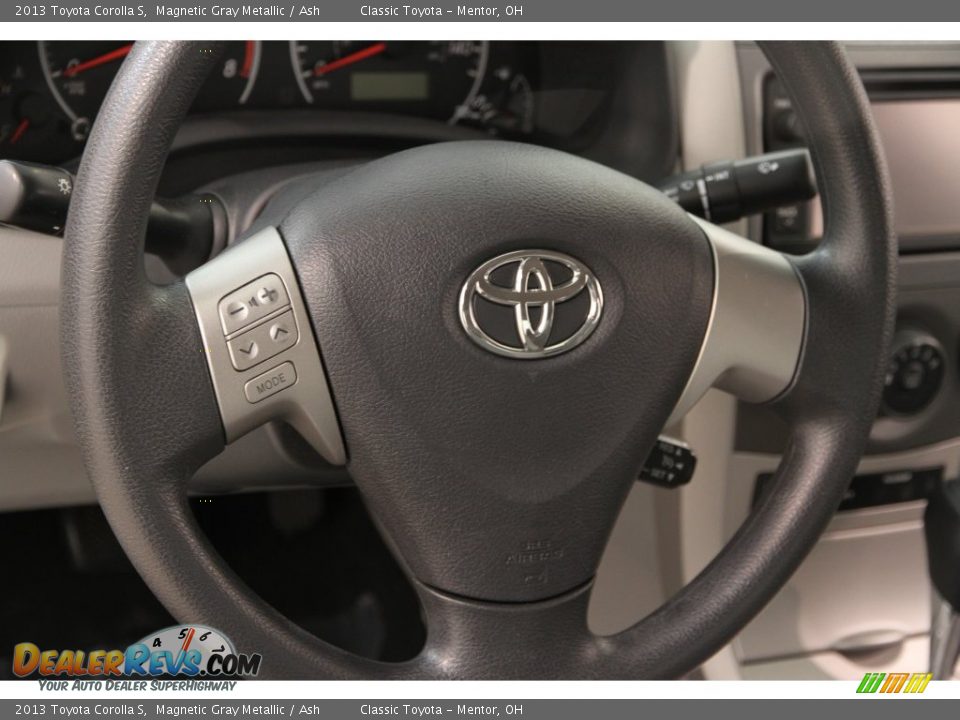 2013 Toyota Corolla S Magnetic Gray Metallic / Ash Photo #6