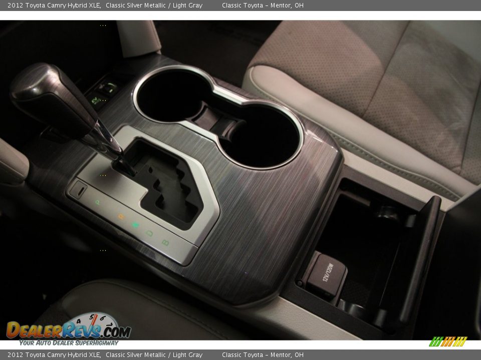 2012 Toyota Camry Hybrid XLE Classic Silver Metallic / Light Gray Photo #15