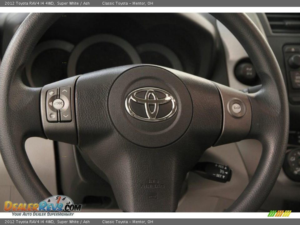 2012 Toyota RAV4 I4 4WD Steering Wheel Photo #7