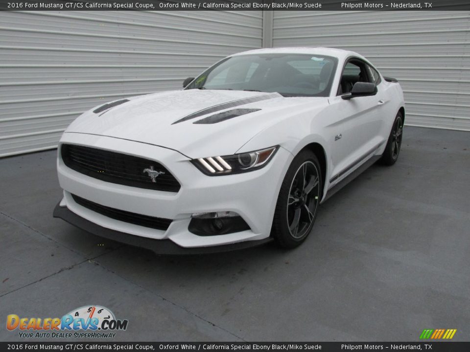 2016 Ford Mustang GT/CS California Special Coupe Oxford White / California Special Ebony Black/Miko Suede Photo #7
