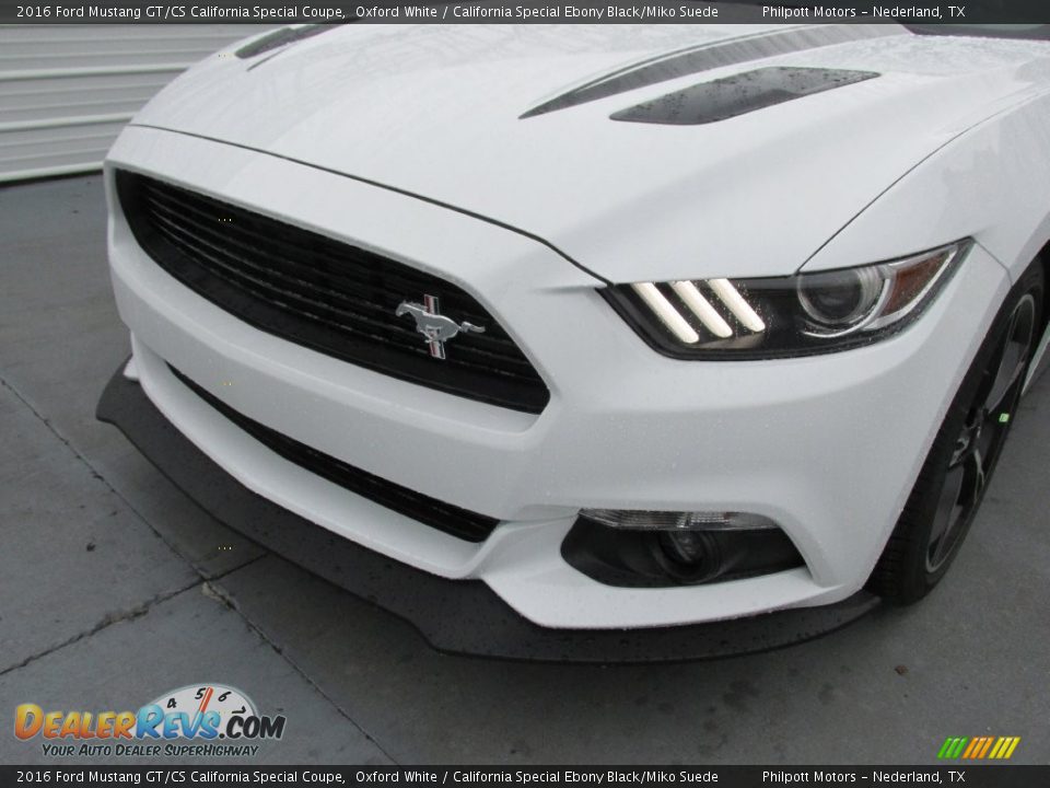 2016 Ford Mustang GT/CS California Special Coupe Oxford White / California Special Ebony Black/Miko Suede Photo #10