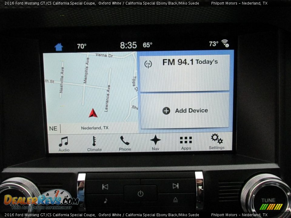 Navigation of 2016 Ford Mustang GT/CS California Special Coupe Photo #25