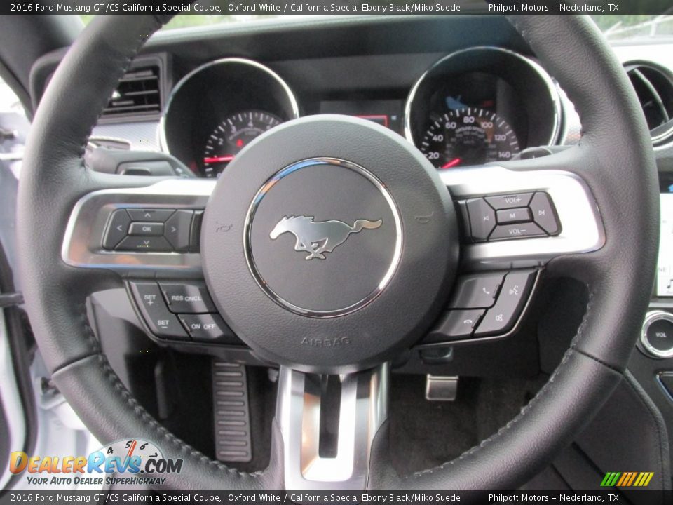2016 Ford Mustang GT/CS California Special Coupe Steering Wheel Photo #28