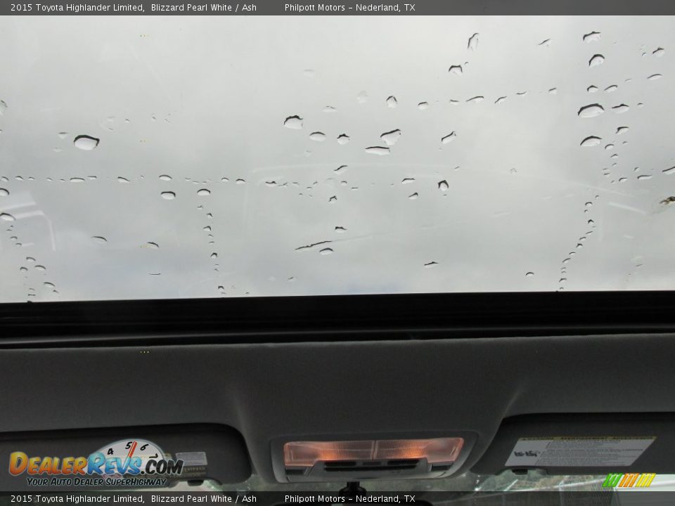 2015 Toyota Highlander Limited Blizzard Pearl White / Ash Photo #24