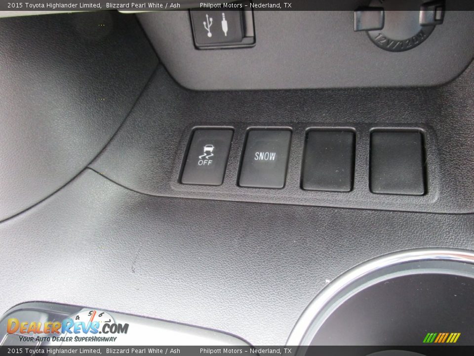 2015 Toyota Highlander Limited Blizzard Pearl White / Ash Photo #29