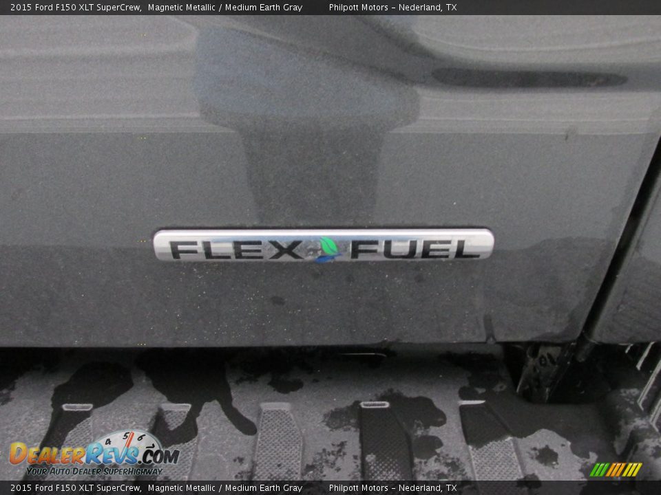 2015 Ford F150 XLT SuperCrew Magnetic Metallic / Medium Earth Gray Photo #17