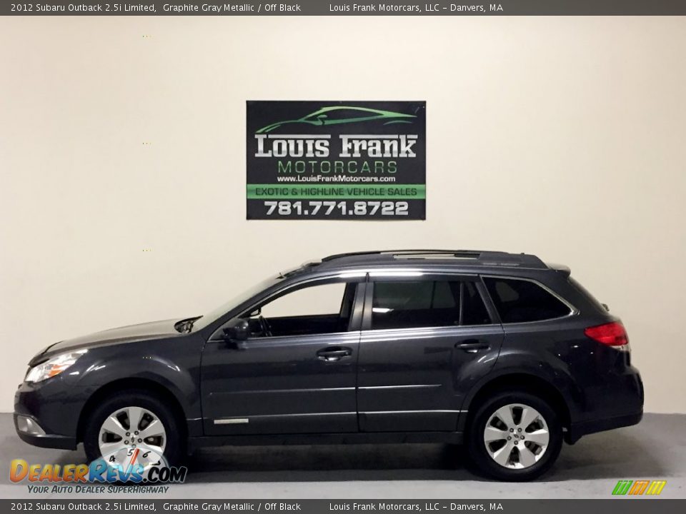 2012 Subaru Outback 2.5i Limited Graphite Gray Metallic / Off Black Photo #1