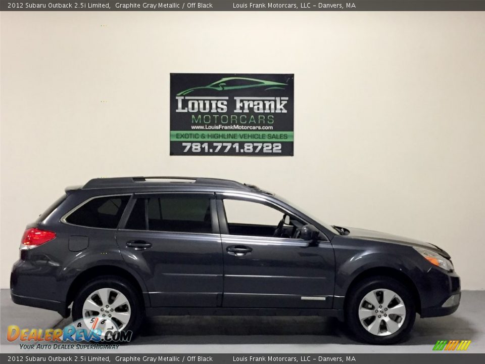 2012 Subaru Outback 2.5i Limited Graphite Gray Metallic / Off Black Photo #6