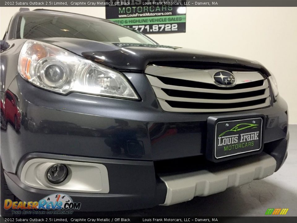 2012 Subaru Outback 2.5i Limited Graphite Gray Metallic / Off Black Photo #19