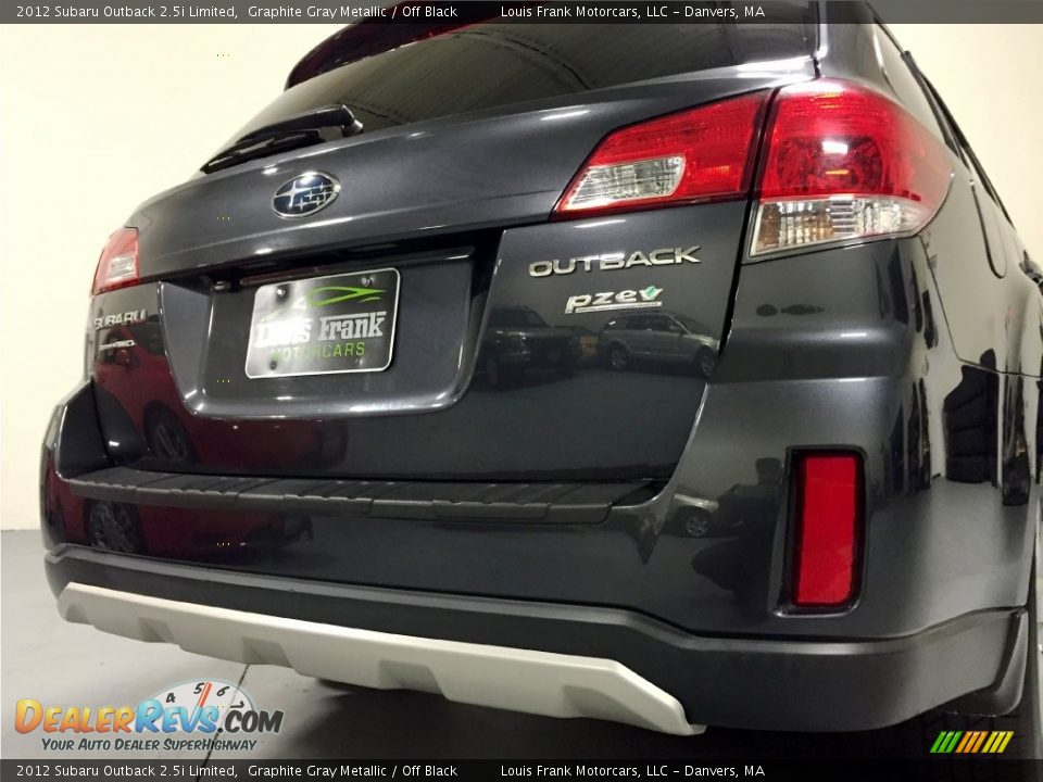 2012 Subaru Outback 2.5i Limited Graphite Gray Metallic / Off Black Photo #20