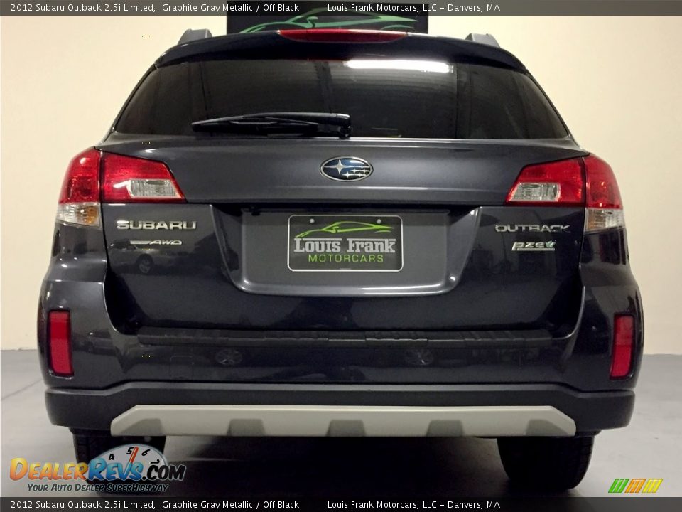 2012 Subaru Outback 2.5i Limited Graphite Gray Metallic / Off Black Photo #21