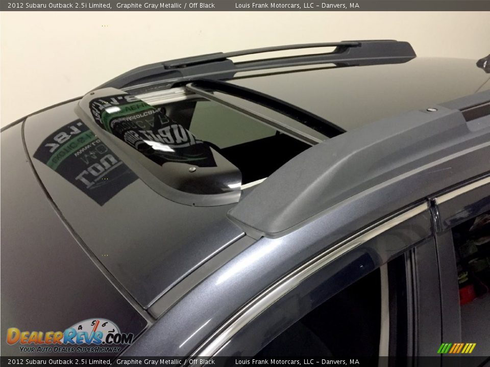2012 Subaru Outback 2.5i Limited Graphite Gray Metallic / Off Black Photo #33