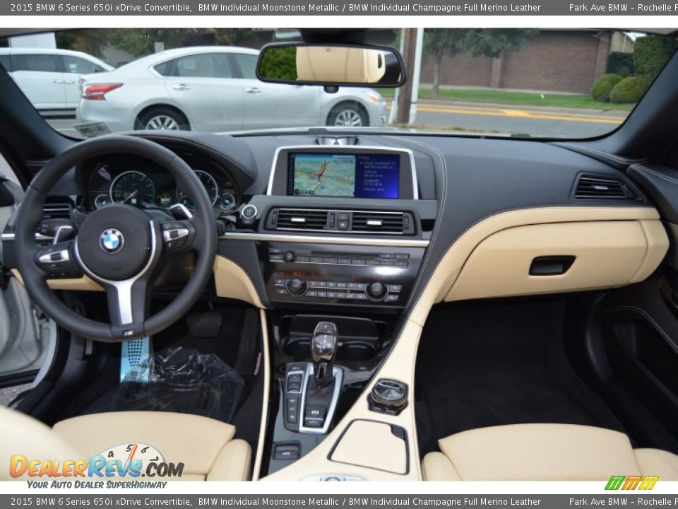 Dashboard of 2015 BMW 6 Series 650i xDrive Convertible Photo #15