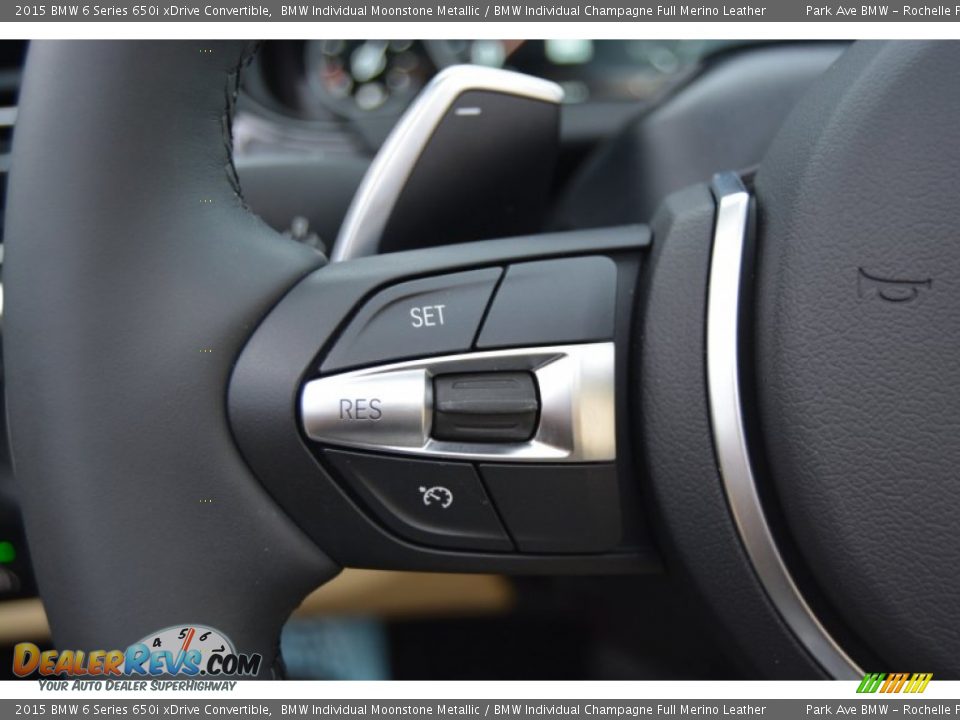 Controls of 2015 BMW 6 Series 650i xDrive Convertible Photo #19