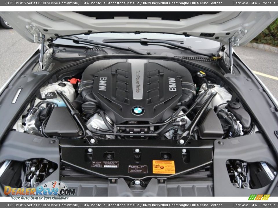 2015 BMW 6 Series 650i xDrive Convertible 4.4 Liter TwinPower Turbocharged DI DOHC 32-Valve VVT V8 Engine Photo #29
