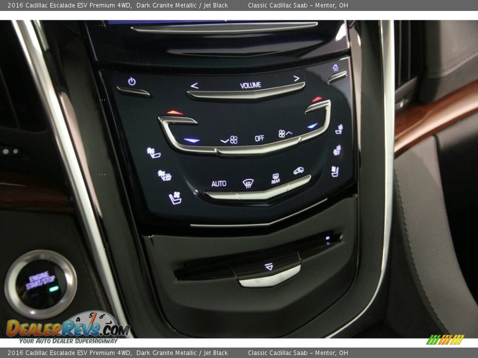 Controls of 2016 Cadillac Escalade ESV Premium 4WD Photo #16