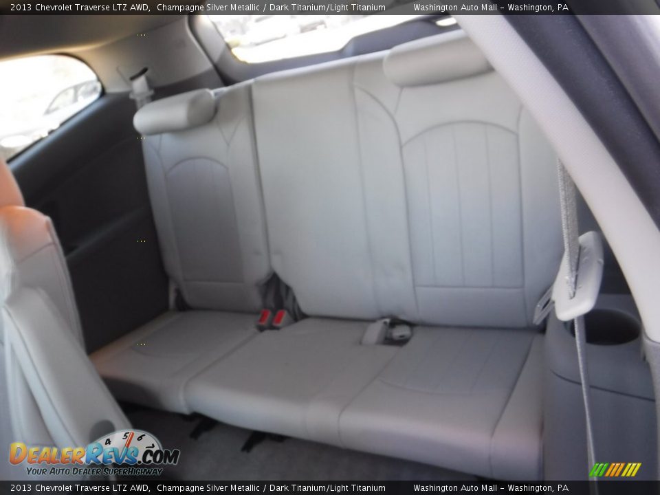 2013 Chevrolet Traverse LTZ AWD Champagne Silver Metallic / Dark Titanium/Light Titanium Photo #20