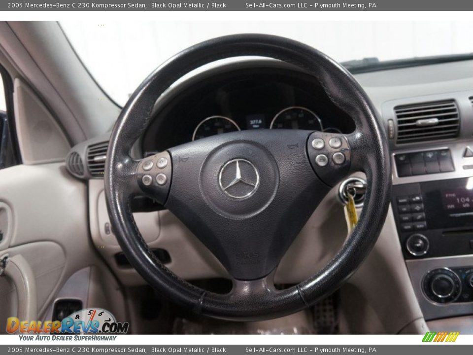 2005 Mercedes-Benz C 230 Kompressor Sedan Steering Wheel Photo #29